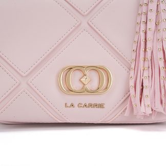 La Carrie YLBS600 Pink Quilted Chain Bag